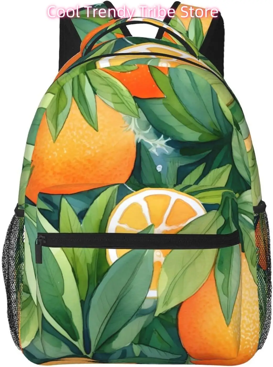 

Сумка для ноутбука «Снова в школу», легкий рюкзак для ноутбука с милыми апельсинами, легкий многоцелевой дорожный повседневный рюкзак унисекс для колледжа