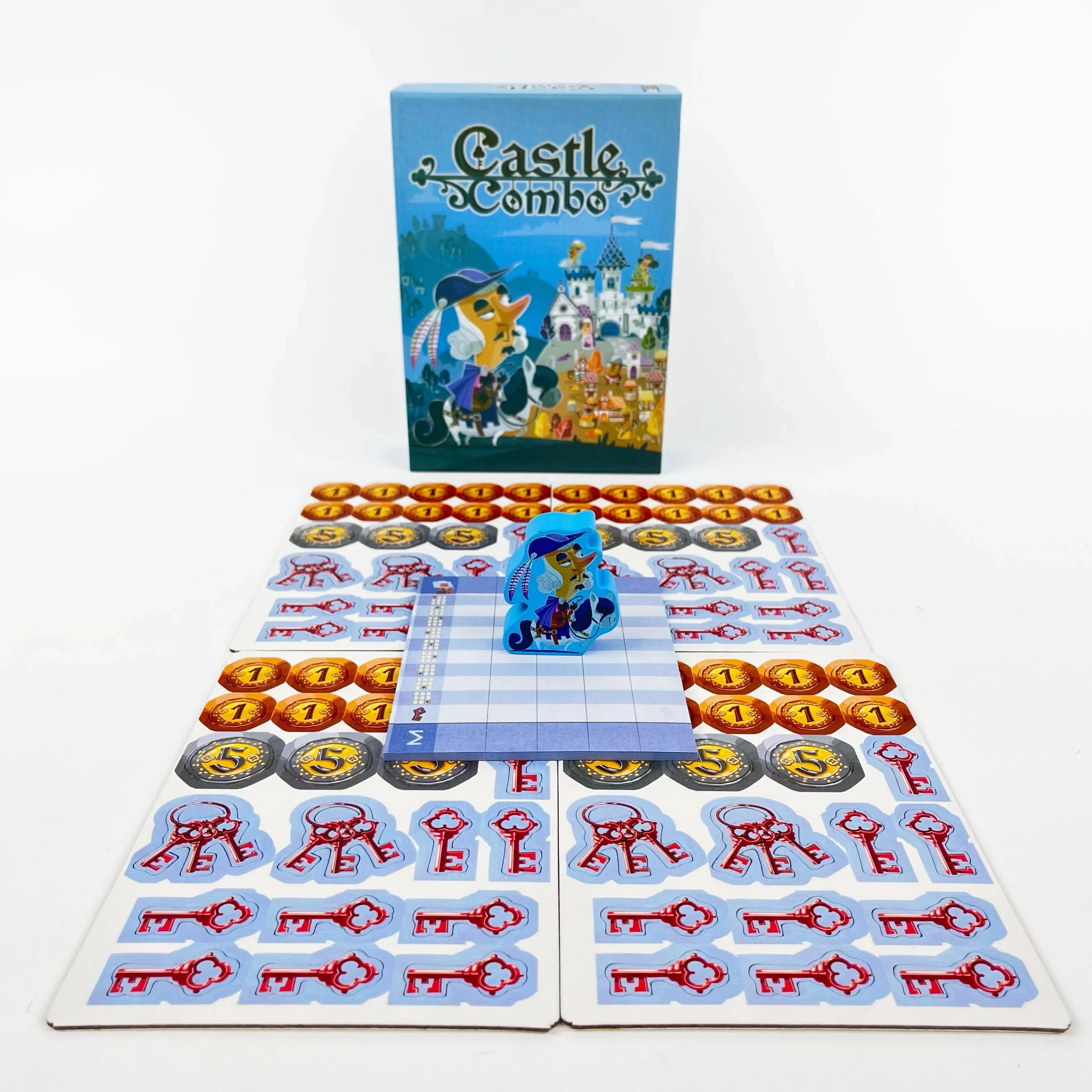 Castle Combo: Fun-Filled Fast-Paced Strategy Board Game for Family & Friends Parties 2-5 Players, Ages 10+, 25 Minutes
