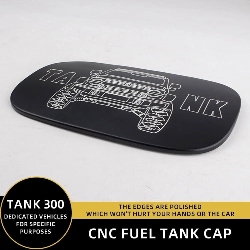 

For WEY TANK 300 2021-2024 Aluminum Fuel Filler Tank Cap Fuel Cap Outer Car Accessories