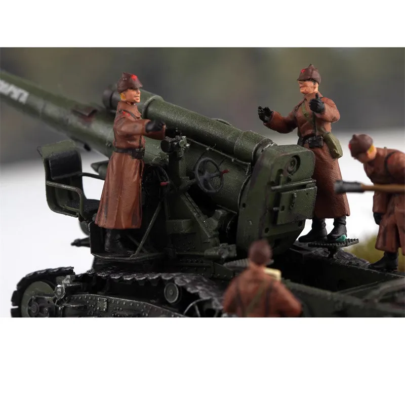 

1:72 Model Painted 3D Printing 6Pcs Soviet B4 Artillery Unit Soldiers Figure DIY Scene Accessory Collection Display Dolls Toys