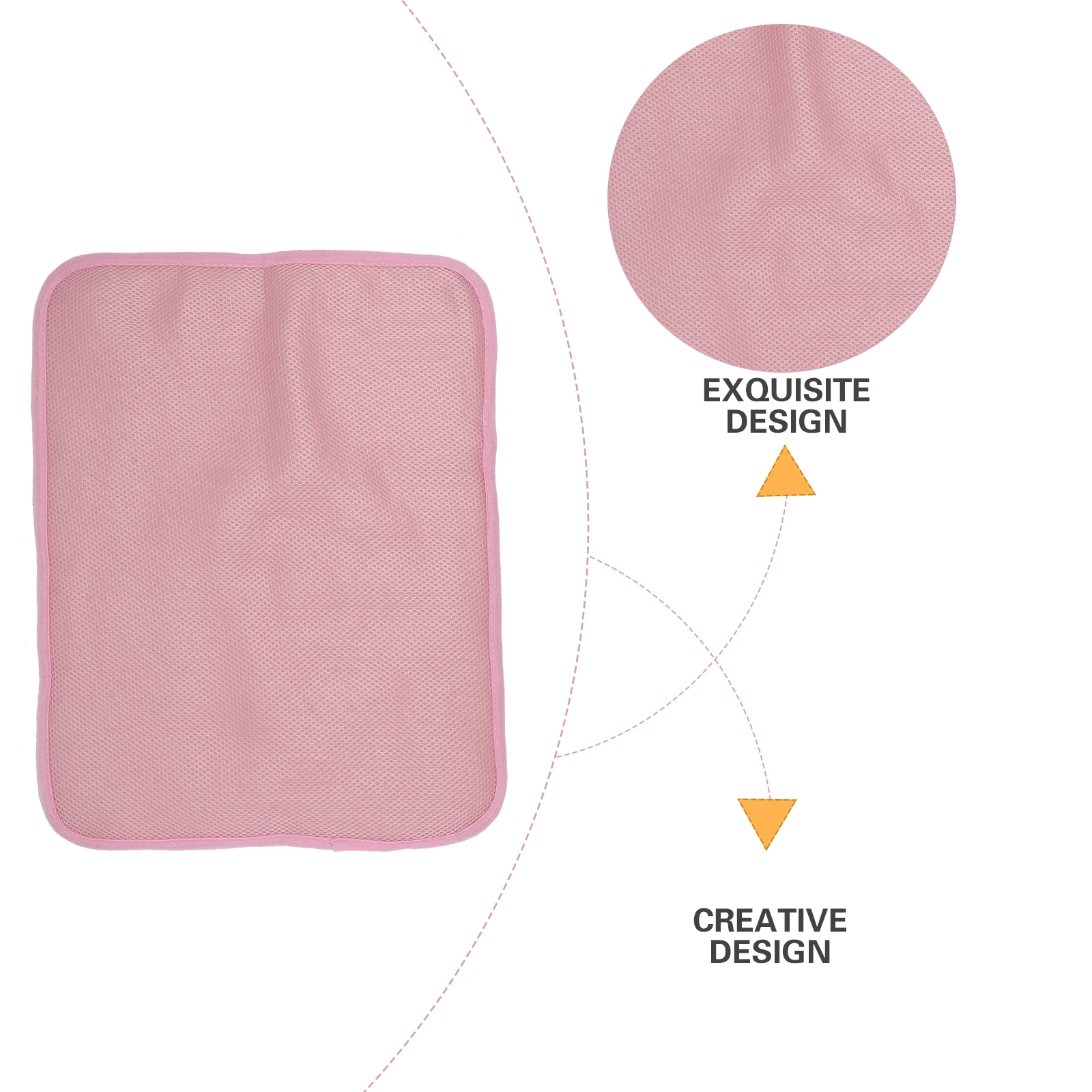 

2pcs Rabbit Cooling Pad Polyester Mats Portable Icy Pet Supplies for Rabbits Baby Cushion Scratch Resistant Easy Clean Heat