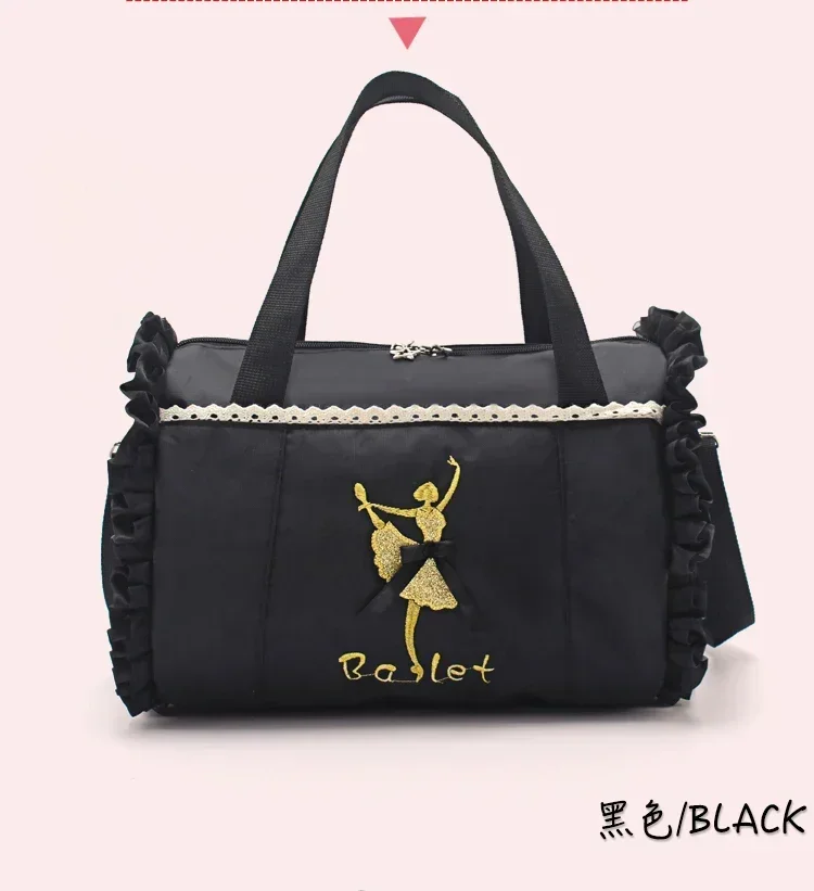 Kinderen Ballet Dans Handtas Kinderen Roze Crossbody Tassen Grote Capaciteit Sport Yoga Handtassen Gymnastiek Tas