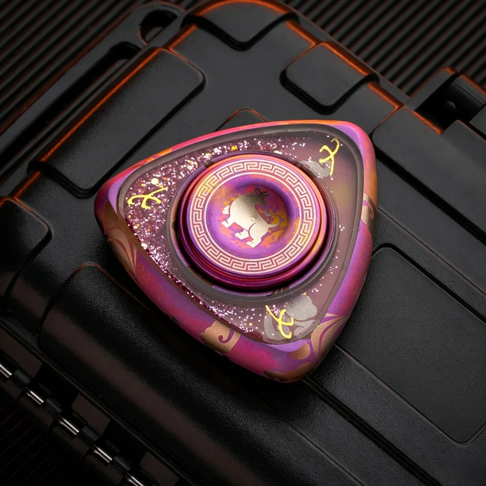 Fatboy EDC Zodiac Style DITTO Flowing Fidget Spinner Fidget Toys For Adults Office Desk Accessories Original Designs