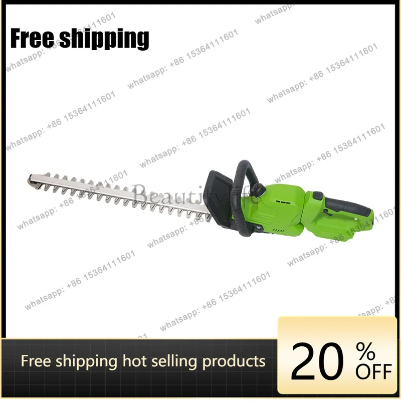 Cross-border new electric brushless hedge trimmer handle rotatable lithium battery pruning machine
