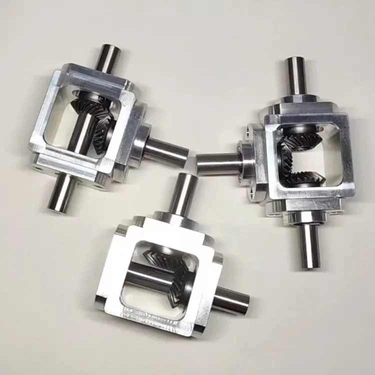 

Small 1:1 T type cross commutator shaft diameter 10mm right angle drive gearbox bevel gearbox rotation