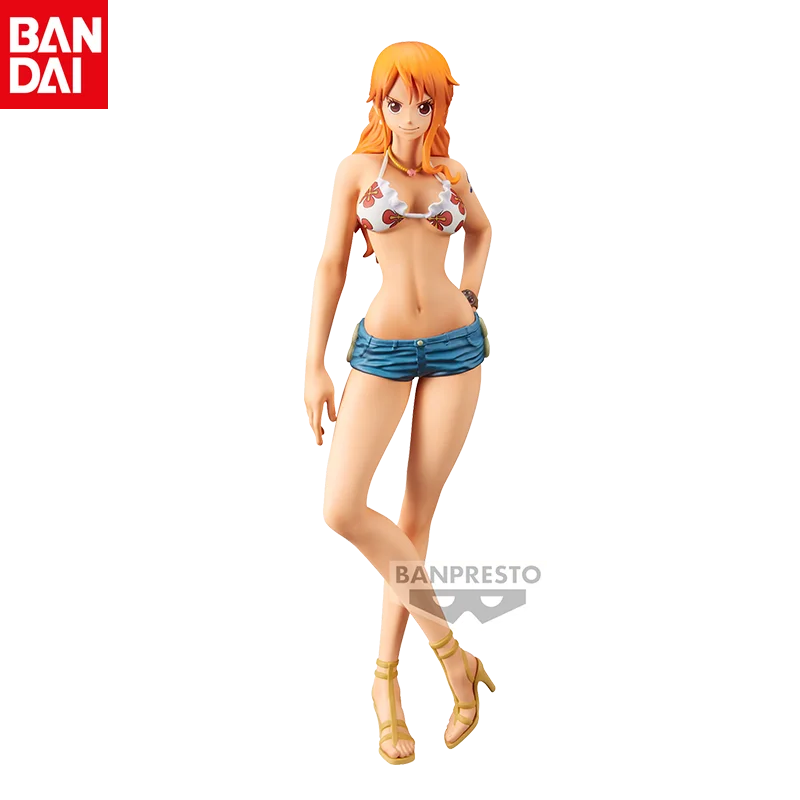 

Bandai Genuine Original One Piece Grandista Nero Nami/Nami Anime Movable Human Figure Model Collection Holiday Gift