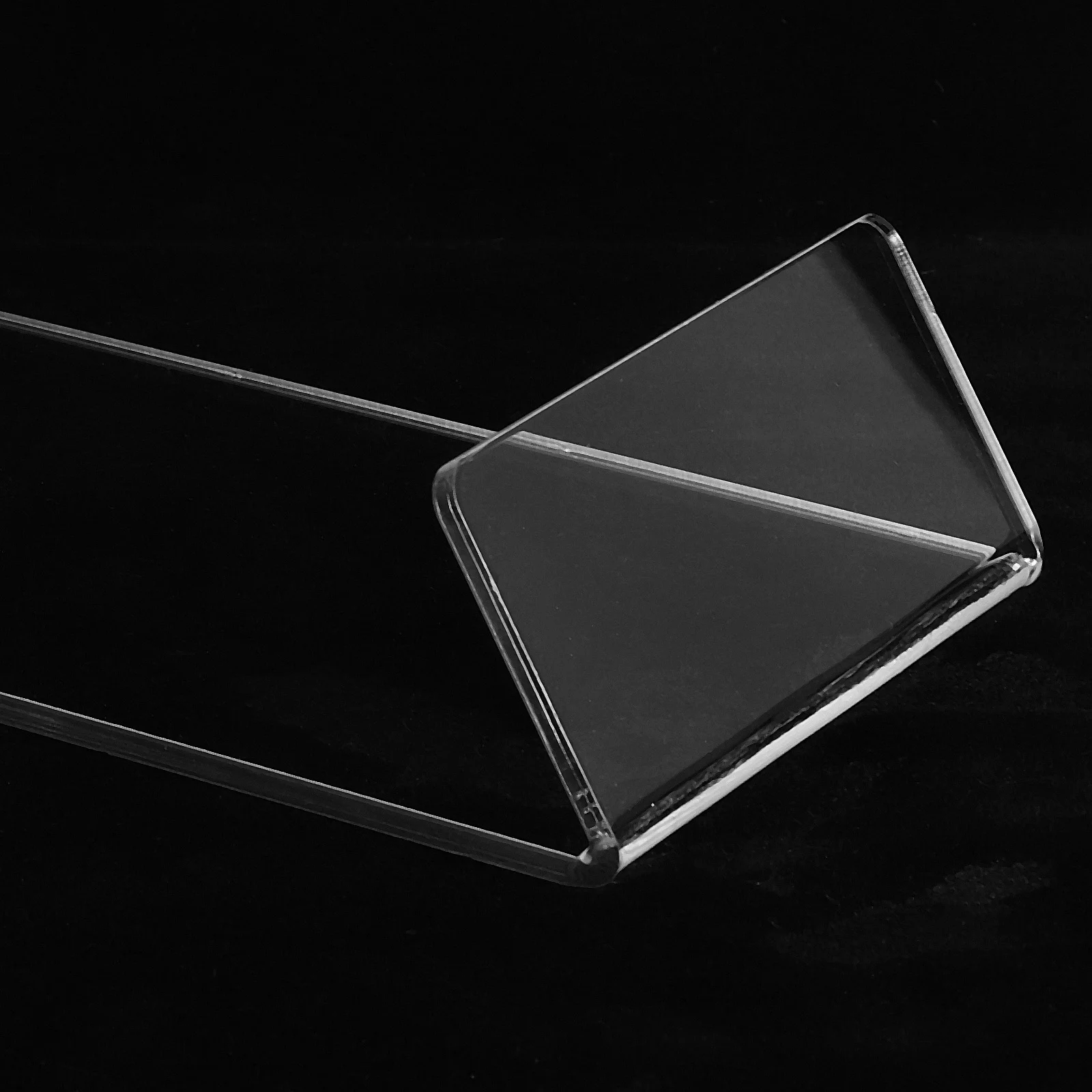 2 قطعة حامل سيف أكريليك عرض موقف منظم سطح المكتب مستقر المدمجة السيف رف عرض المنزل ملحق ديكور المنزل #2