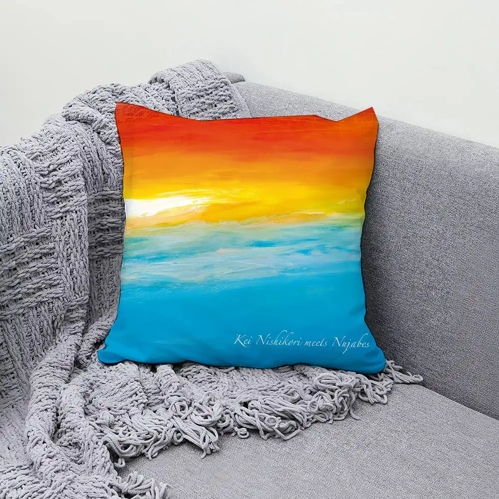 

N-Nujabe Kei Nishikori Meets Nujabes 30x30cm 45x45cm Pillow Case Decor Protective Covers Comfortable Soft For Sofa Living Room H