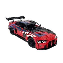 Famous Designer New MOC-161785 Super Racing M4 GT3 Classic Sports Car 3780pcs 1:8 Scale Racing Building Block Toy Boy DIY Toys