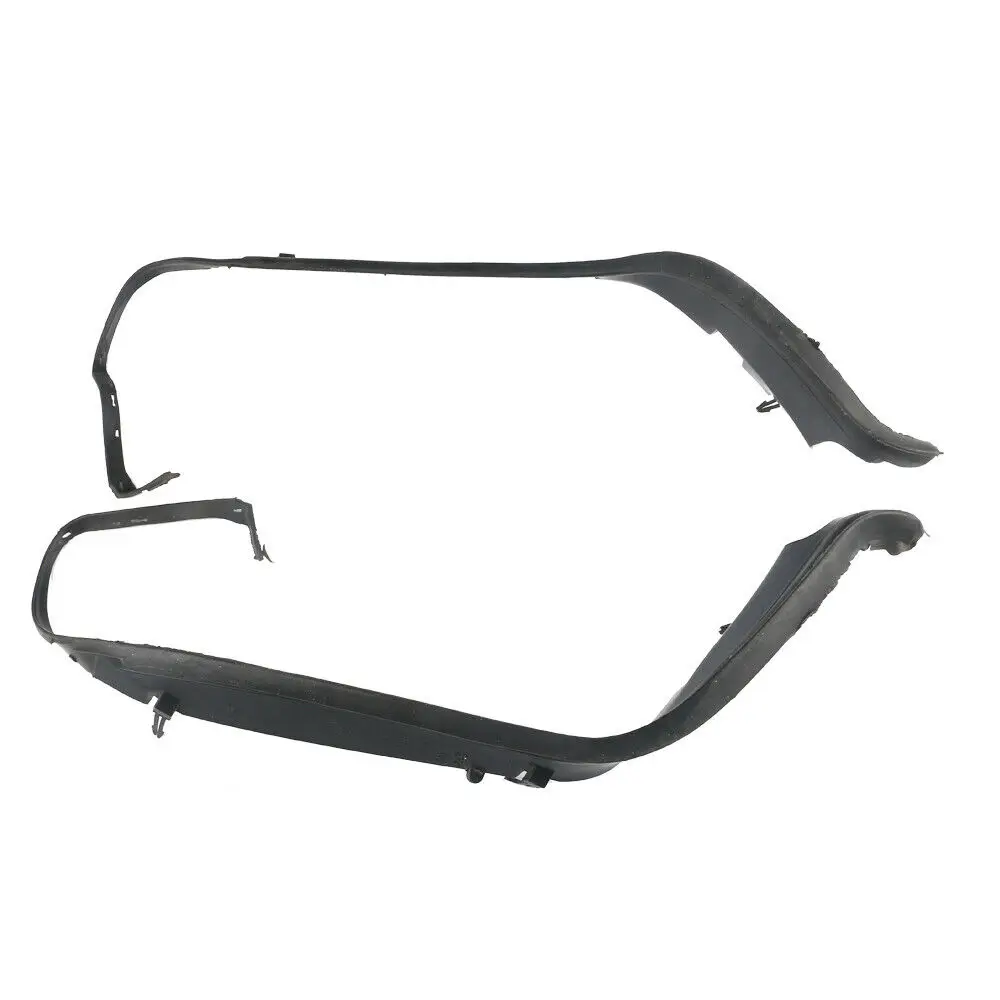 2Pcs Car Front Headlight Seal Cover Trim For- A6 C5 2002-2005 Facelift 4B0941191A 4B0941192A