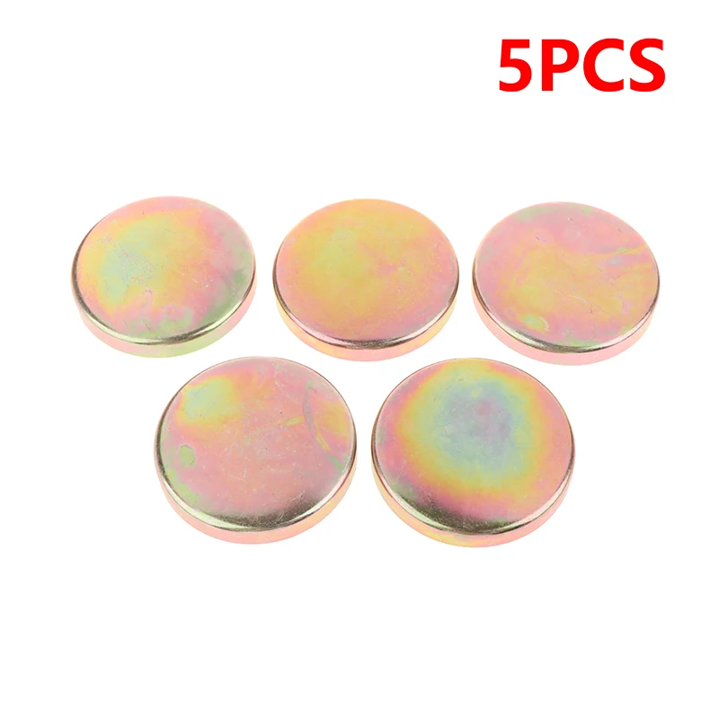 5 PCS Iron Galvanized Welding Seal End Cap 8mm - 75mm Automobile Engine Cylinder Bowl Plug Pipe Fitting Connector