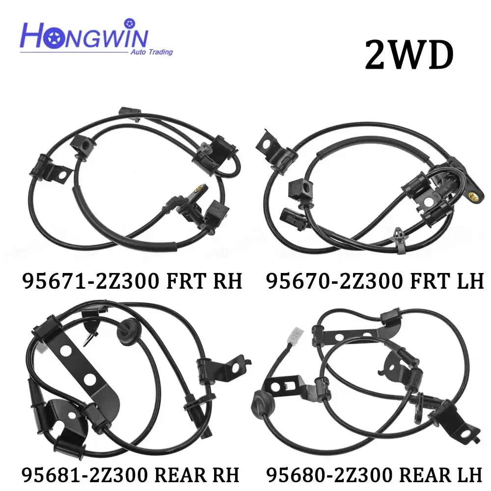 Sensor de velocidade ABS dianteiro traseiro direito esquerdo 2WD para Hyundai Tucson IX35 2010-2017 956702 Z300 956712 Z300 956802 Z500 956812 Z500