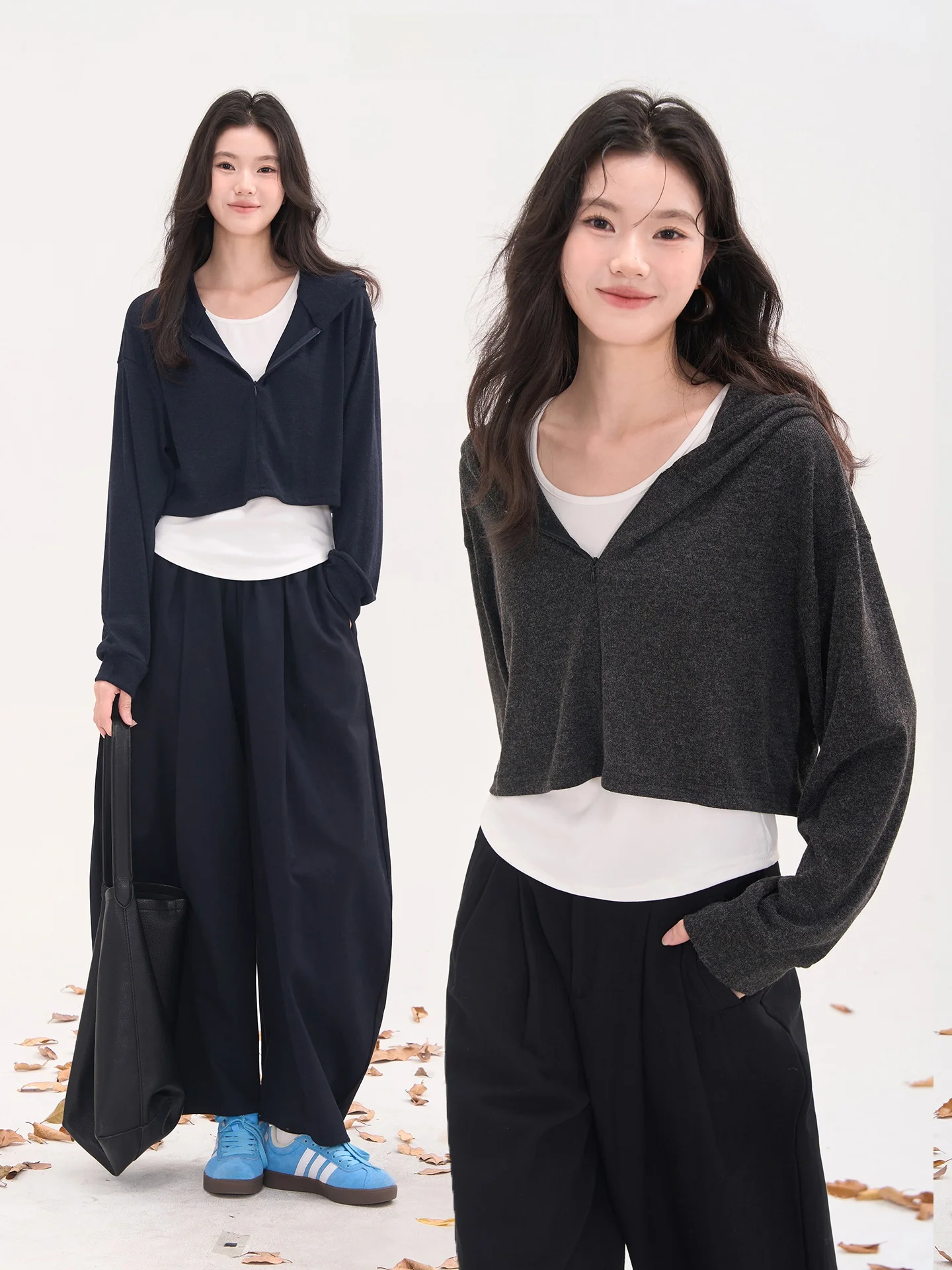 

Женская повседневная укороченная куртка Heme Autumn Fleece с капюшоном на молнии, из смесового полиэстера, 88% полиэфирное волокно