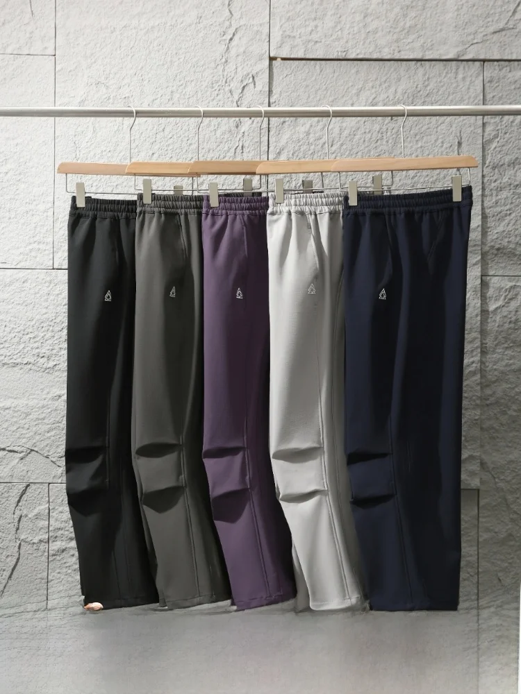 

Tactical Casual Pants Men's Wear Resistant Wear-Resistant Loose Fit Long Trousers Autumn Winter Straight Leg Pants