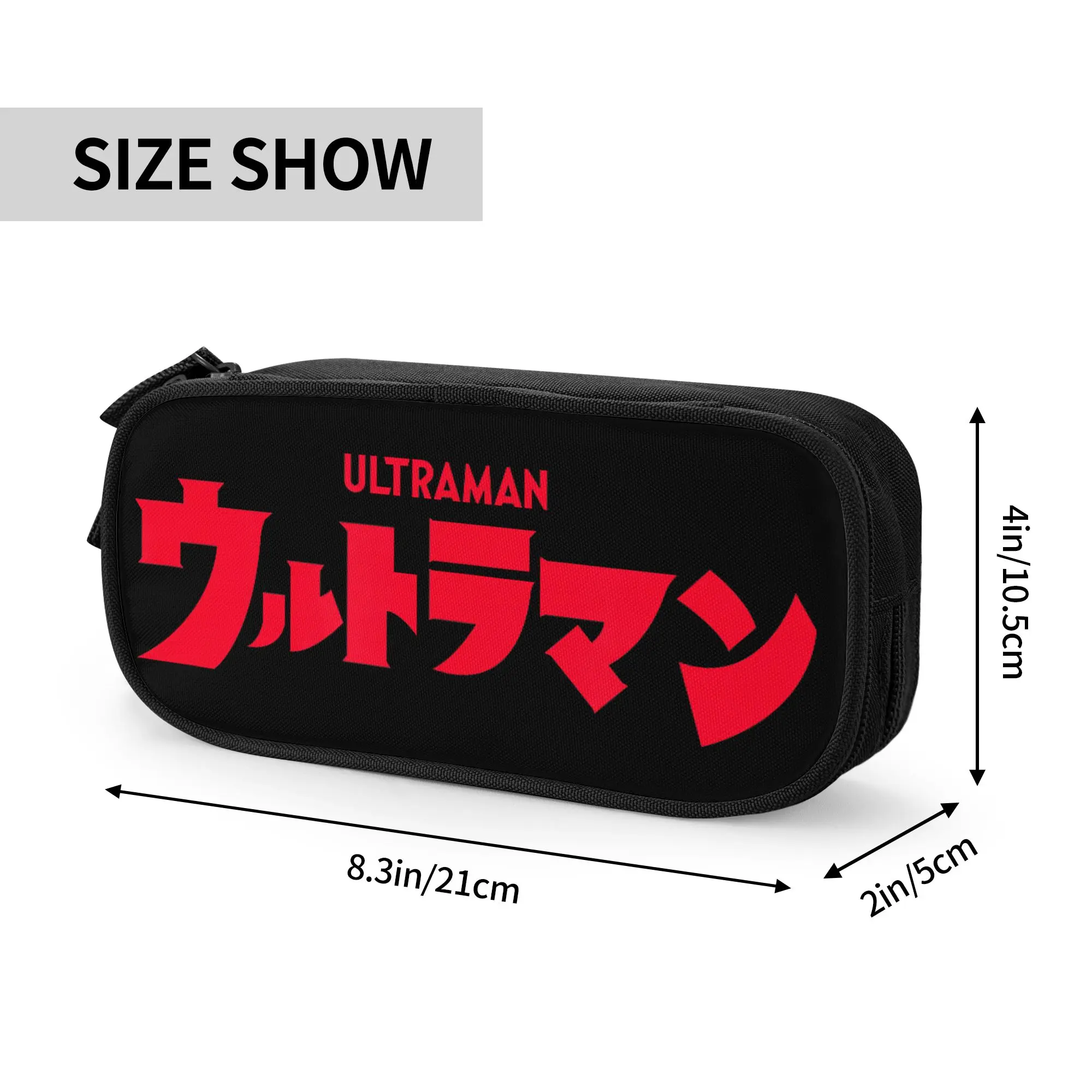 Large Capacity Bags for Child Cartoon The Original 1966 Ultraman Japanese Title Logo  Handheld Study Bag for Boys Gilrs Kids