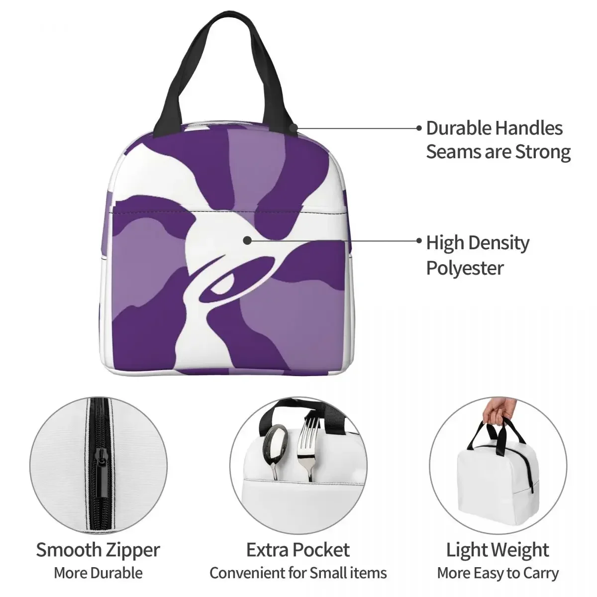 Taco Bell Explosion Insulated Lunch Bags Waterproof Picnic Bags Thermal Cooler Lunch Box Lunch Tote for Woman Work Children