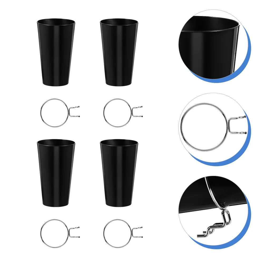 Pegboard Cups And Hooks Set Peg Hooks Assortment Organizer Cups Storage Circular Hook Tool Wrench Screw Pliers Holder Cup