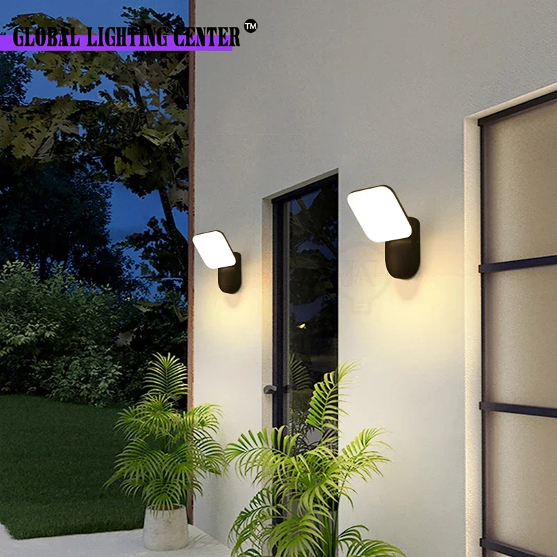 Imagem -06 - Minimalista Conduziu a Lâmpada de Parede ao ar Livre à Prova Dip65 Água Ip65 Villa Pátio Jardim Iluminação Indução Varanda Entrada Decoração Lâmpadas