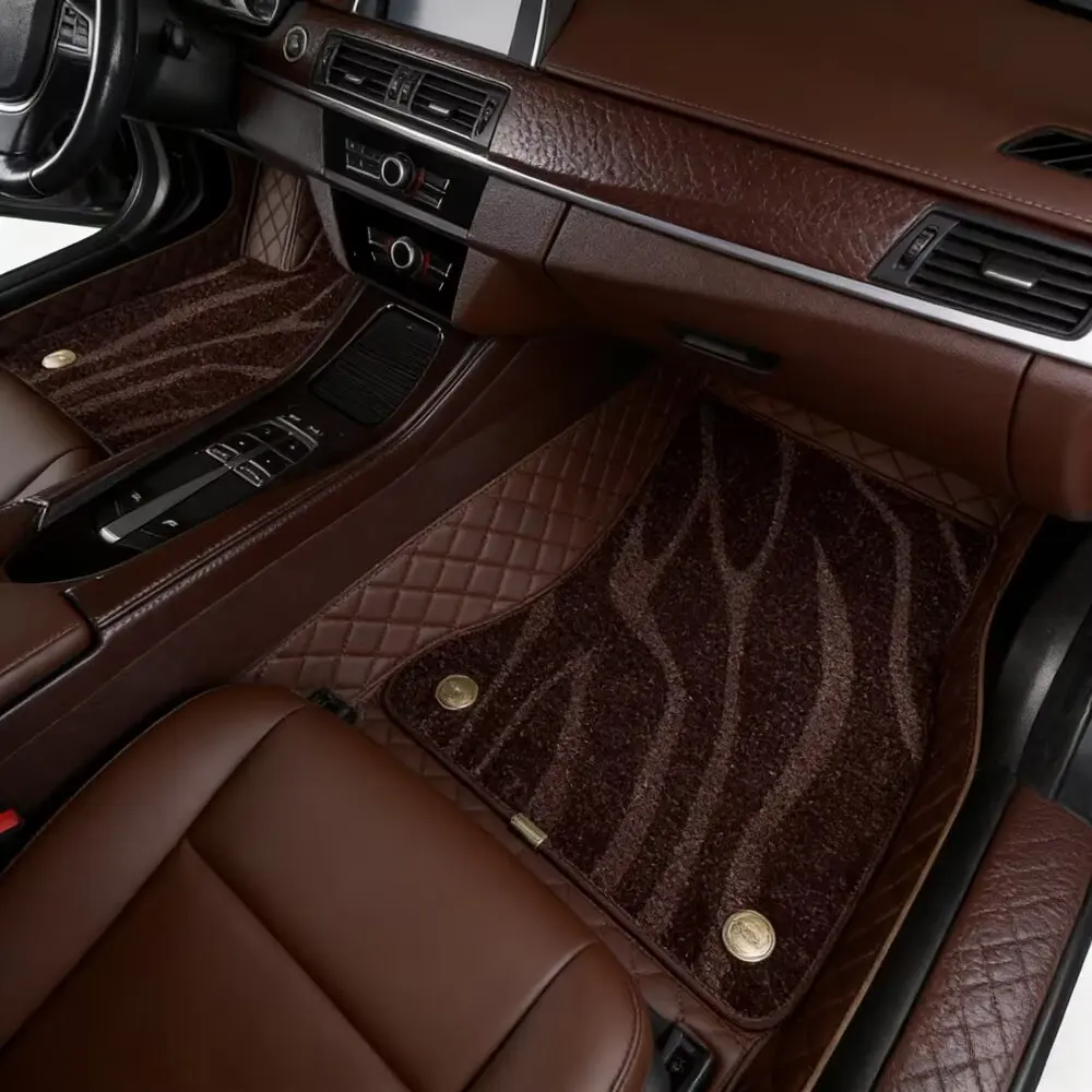 

Двухслойные 5D-коврики для автомобиля на заказ для BMW 3 серии F30 2011–2018, 4-дверные, полностью закрывающие, всепогодные, автомобильные коврики для ног