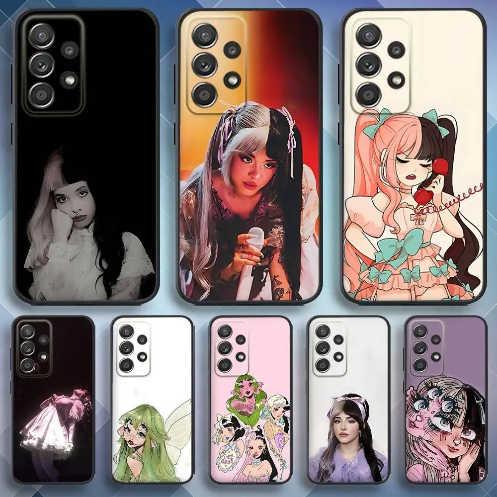 

Phone Case For Samsung S 25,24,23,22,30,21,10,9,Ultra,Plus,Lite,FE,4,5 G Soft M-Melanie M-Martinez Black Case