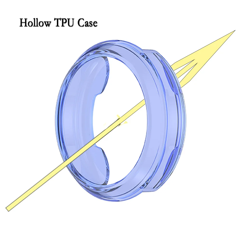 TPU Cover For Garmin Lily 2 Hollow Protector Shell Without Screen Protector Durable and Soft Watch Protection Supplies