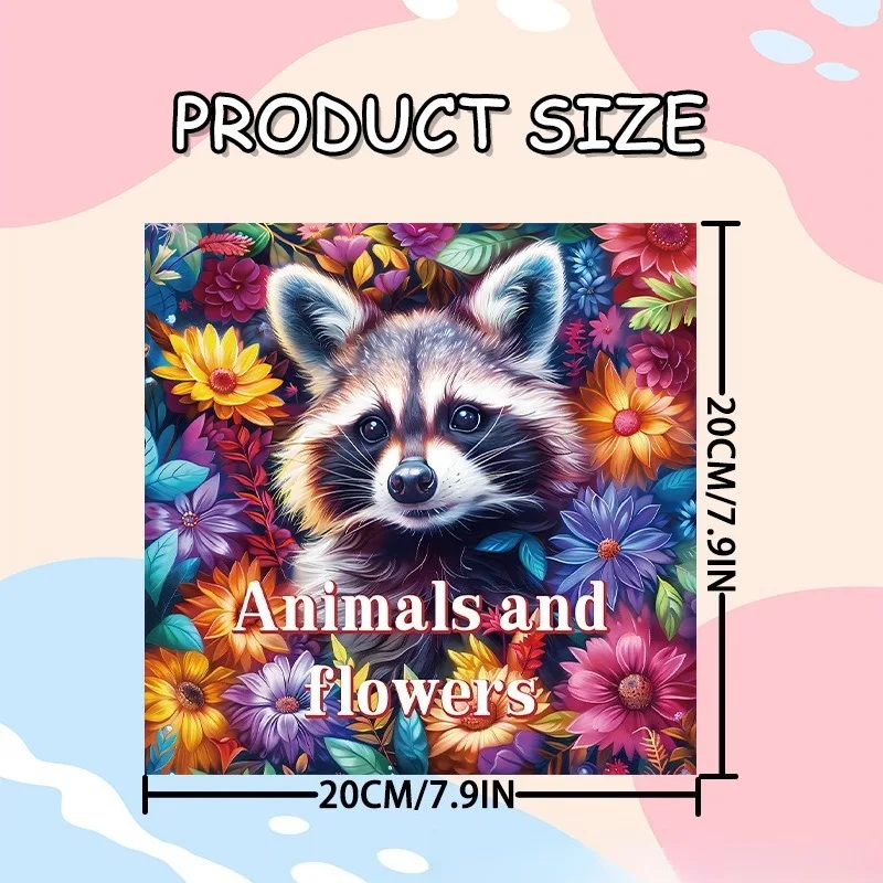 Hot Adult Solid Color Relaxation Animal Graffiti Popular Thickened Pressure Relief Coloring Book Coloring Book Coloring Book