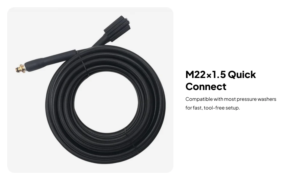 

Удлинительный шланг для мойки высокого давления M22x1,5, 6 м, для K2/K5,20 (старый тип)