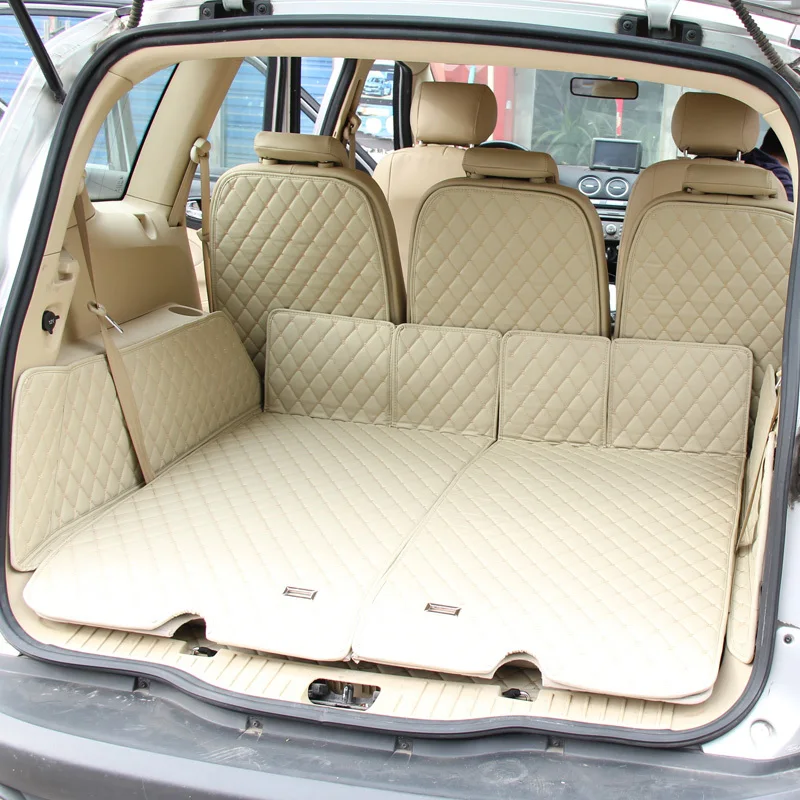 High quality for ford s-max leather cargo liner car trunk mat 2006 2007 2008 2009 2010 2011 2012 2013 2014 2015 accessories