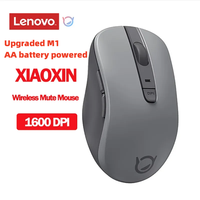 Original Lenovo M1 M1S Wireless Bluetooth Mouse Home Notebook Office Silent Light Tone Mouses AA Battery Support BT 5.0/3.0