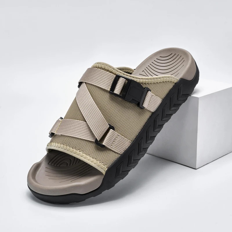 Summmer Unisex Beach Outdoor Sandals Men Shoes Casual Leisure Solid Color Man Sneakers Hombre Shoes Stylish LIght Big Size 45 46