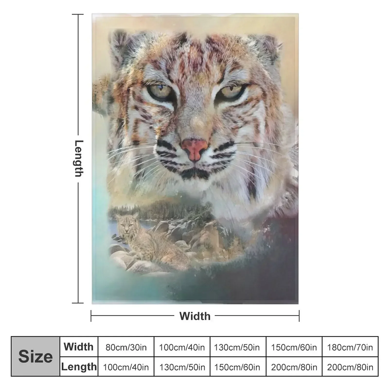 New Bobcat Throw Blanket For Baby halloween christmas gifts Luxury Brand Blankets