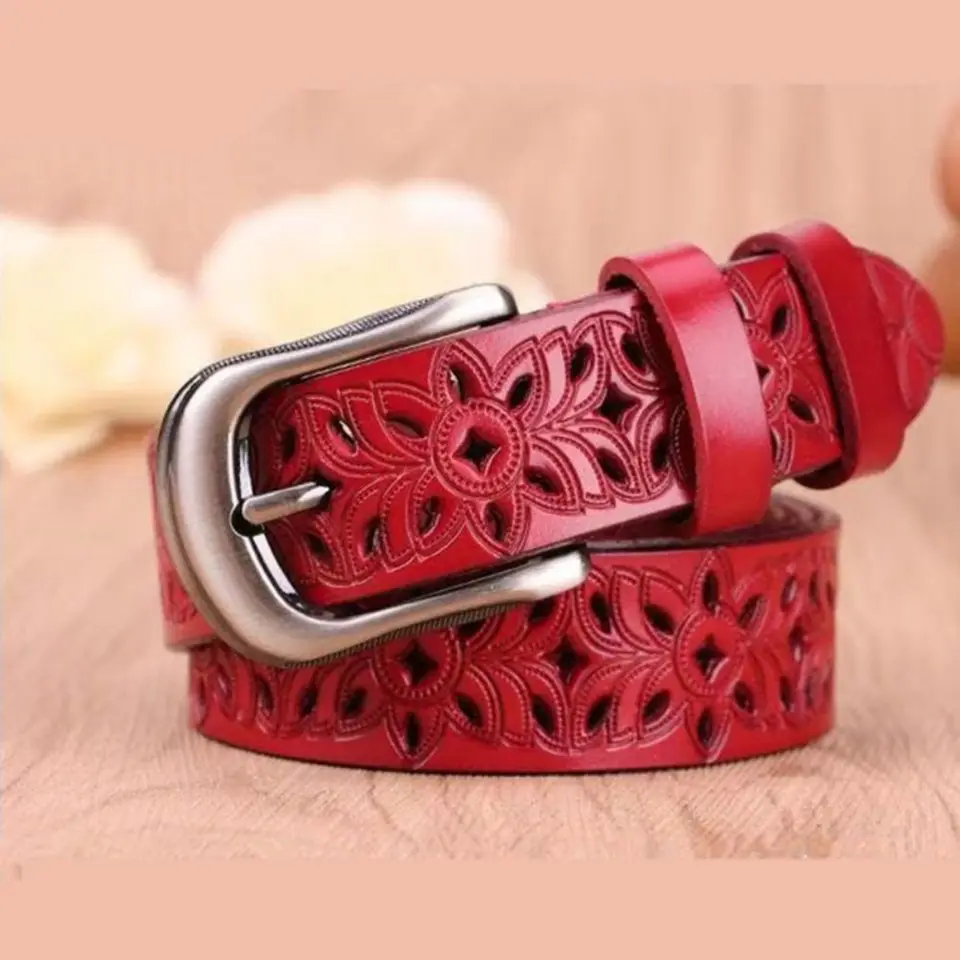 Women Luxury Brand Design Hollow Vintage Ladies Dress Strap  display picture 3