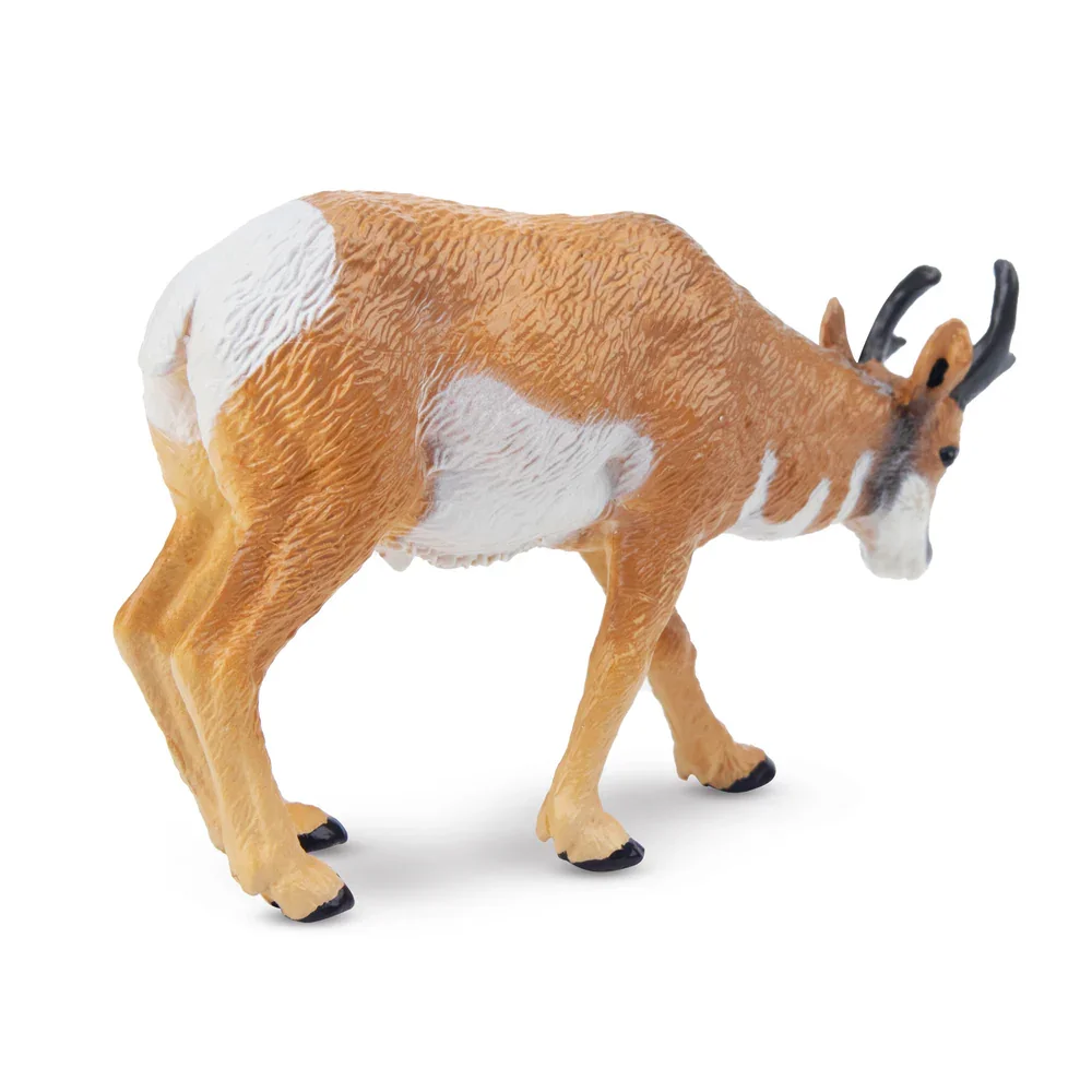 Toymany Simulation Pronghorn Wildlife Tier Modell Spielzeug Mini Figuren Puppen Action Figuren Spielzeug Kinder Geschenk Kuchen Dekoration