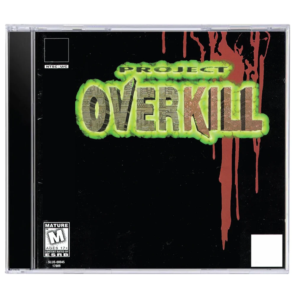 

PS1 Project Overkill With Manual Disc Copy Game Unlock Console Station1 Retro Optical Driver Video Game Parts