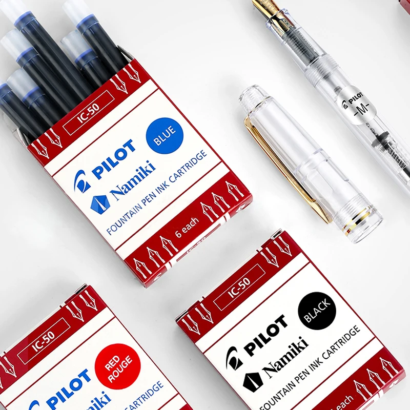 

Pilot IC-50 Disposable Ink Cartridge Refill for 78G Fountain Pen V5 V7 Gel Pen Writing Supplies
