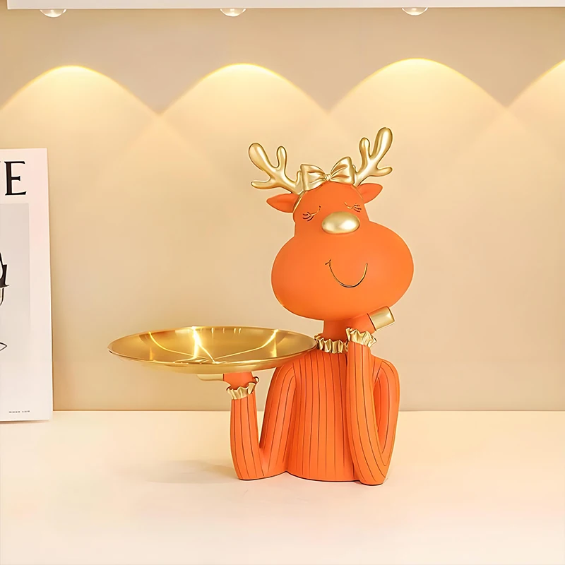 Luxury Entryway Key Storage Rack Shoe Cabinet Tray Living Room Desktop Organizer Ornament Storage Shelf for Home Decor