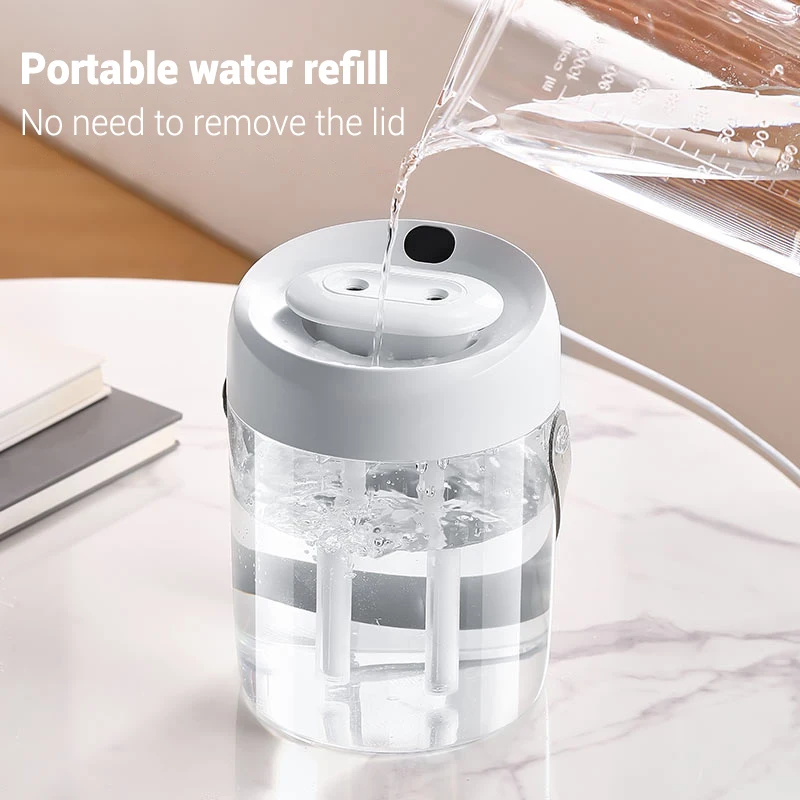 2L 超音波空気加湿器寝室用超音波加湿器ナイトライトクールミストメーカーエッセンシャルオイルディフューザーホーム