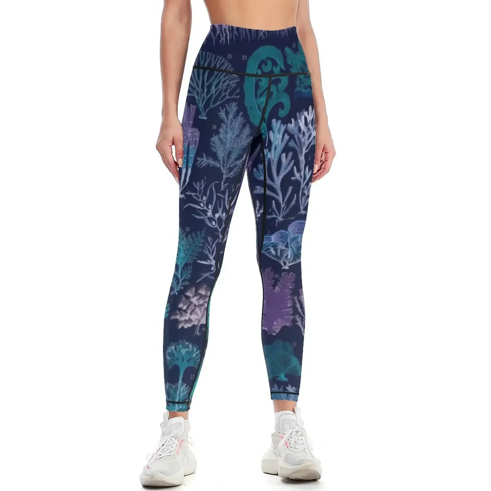 Adolphe Millot algues Inverted Leggings Women sports sports for Sportswear woman gym Pants sport Womens Leggings