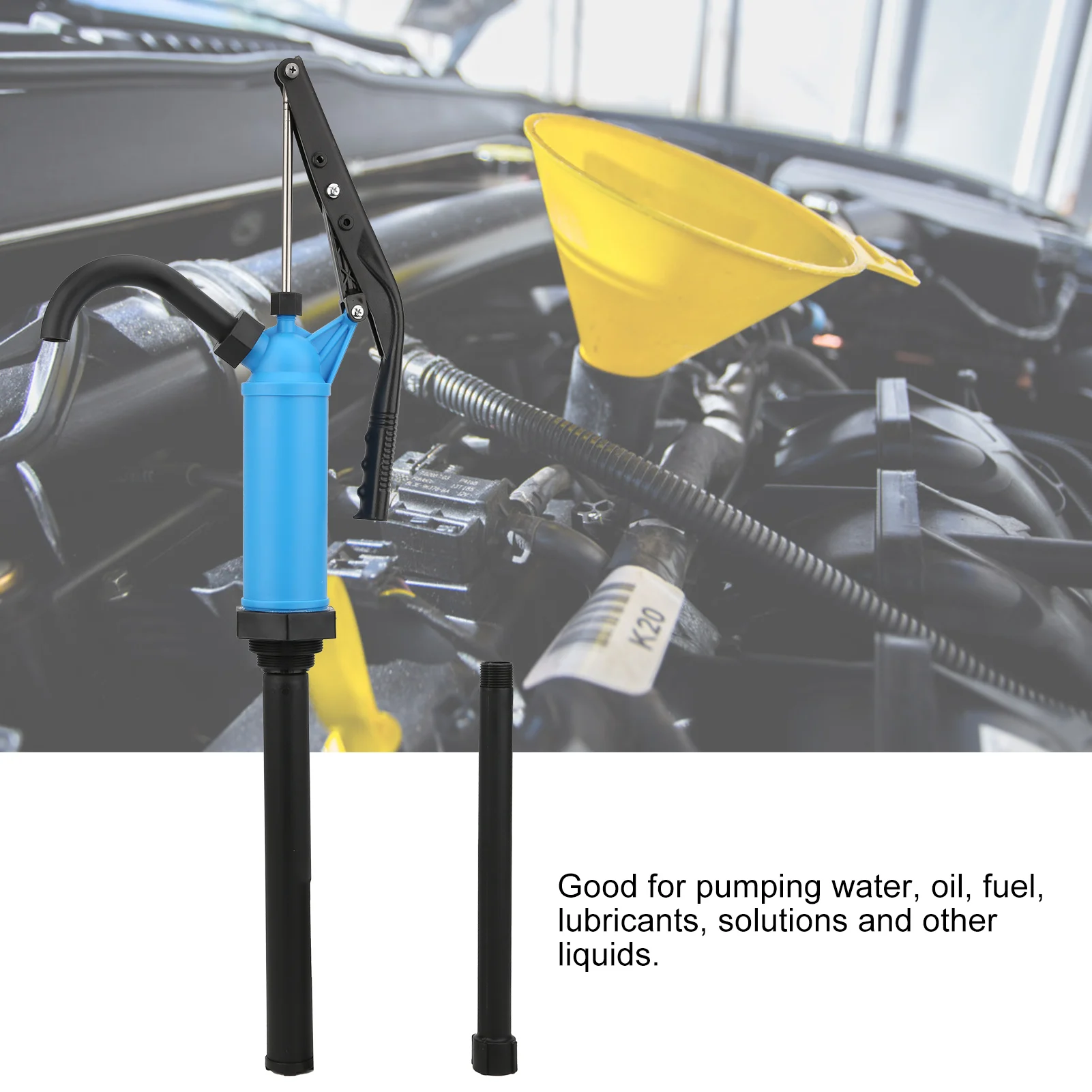 

Барабанный насос с рычажным управлением, ручной регулируемый 55 галлонов для транспортировки топливных жидкостей, регулируемый барабанный насос