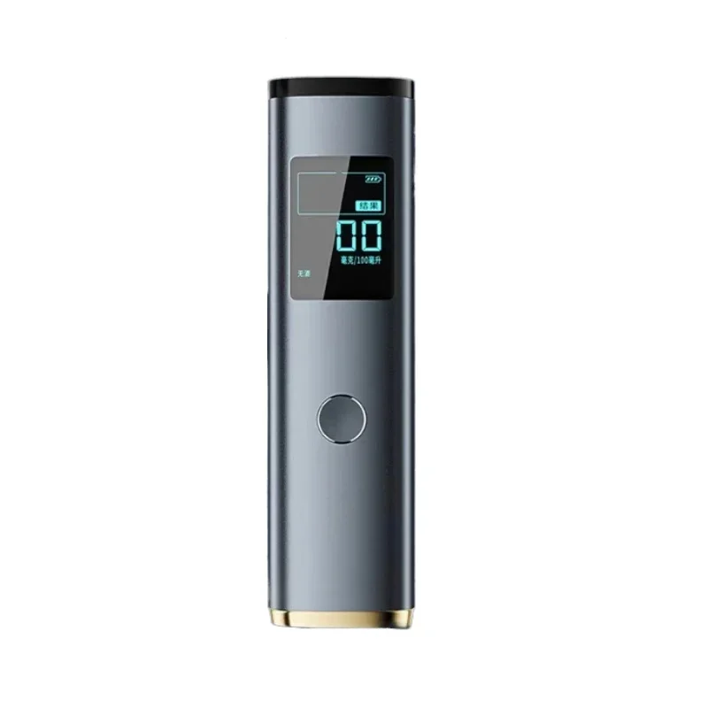 Newly AT-009 Electrochemical Alcohol Tester Blow-on type digital voice detector after drinking