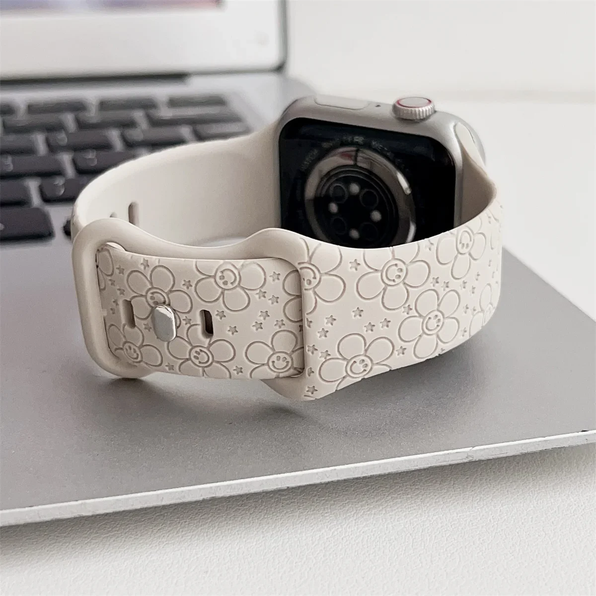 Watch Band For iWatch 42/44/45/49mm 38/40/41mm Silicone Fashion Watch Strap for Watch Series Ultra2 Se 9/8/7/6/5/4/3/2/1_voghion.com