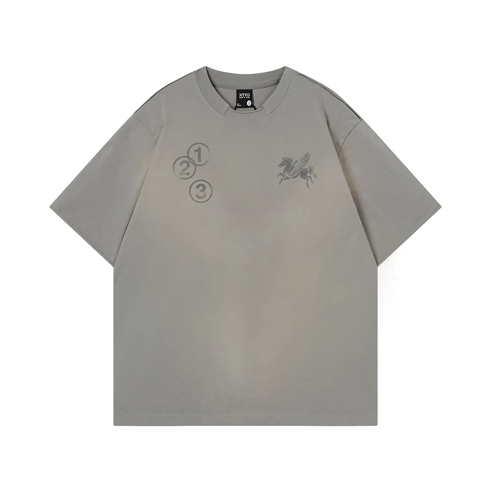 

Retro Oversized Grunge Y2k T-shirt Men's Clothing Vintage Washed Goth T Shirt Hip Hop Tops High Quality Short Sleeve Cotton Tees