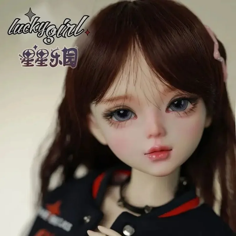 New 1/3 Bjd Doll 60cm Hand Painted Makeup Can Change Eyeball Wig and Clothing Gifts for Girls Handmade Doll Toys