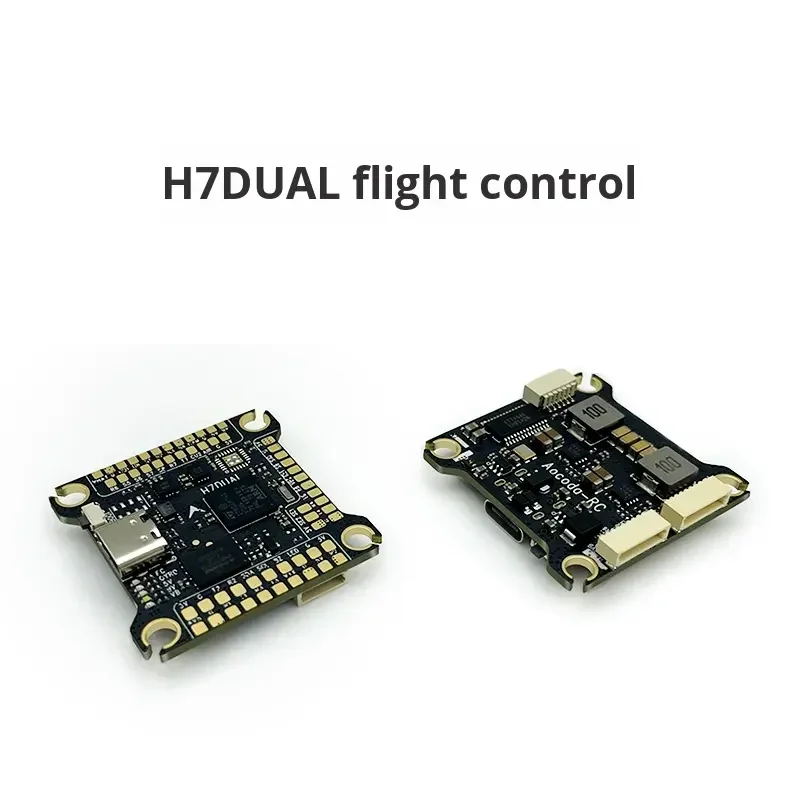 Aocoda-RC H743 وحدة تحكم في الطيران H7DUAL FC BMI270X2 لطائرة سباق بدون طيار FPV