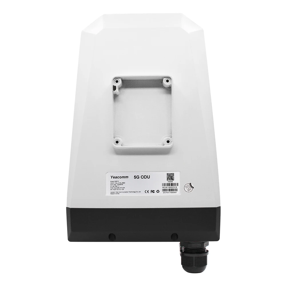 Yeacomm NR610 Outdoor 4G 5G CPE WiFi Cellular Router With Sim Card Slot Waterproof 5g ODU Mesh Wireless Router Gigabit