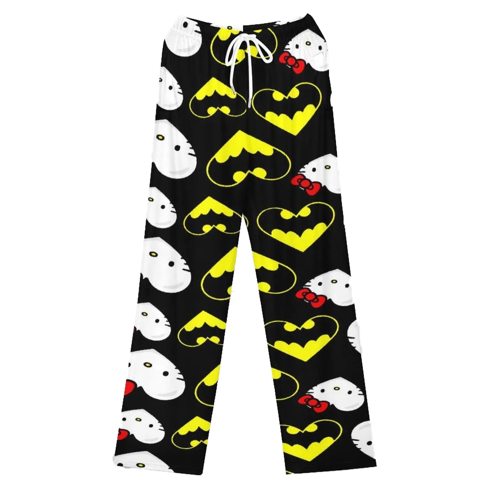 Anime Pajamas For Women Men Cartoon Unisex Couple All Over Print Bottoms Sleep Pajama Pants New Year Valentine Gifts