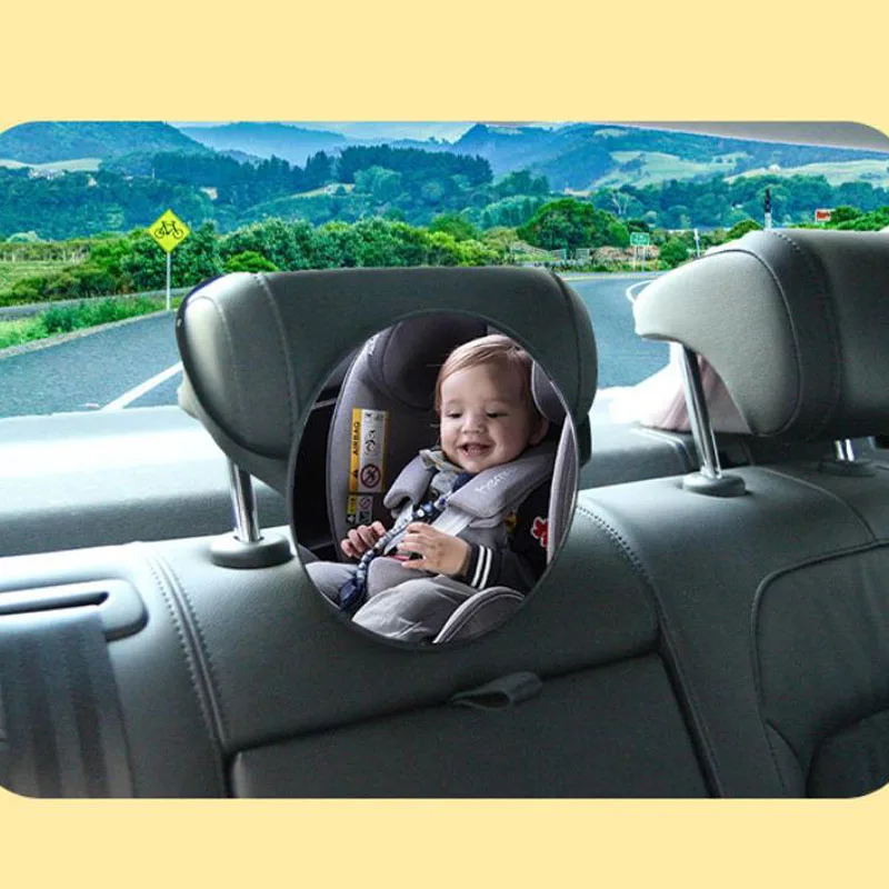 Car Safety View Back Seat Mirror Baby Observation Mirror Children Facing Rear Ward Infant Care Square Safety Kids Monitor