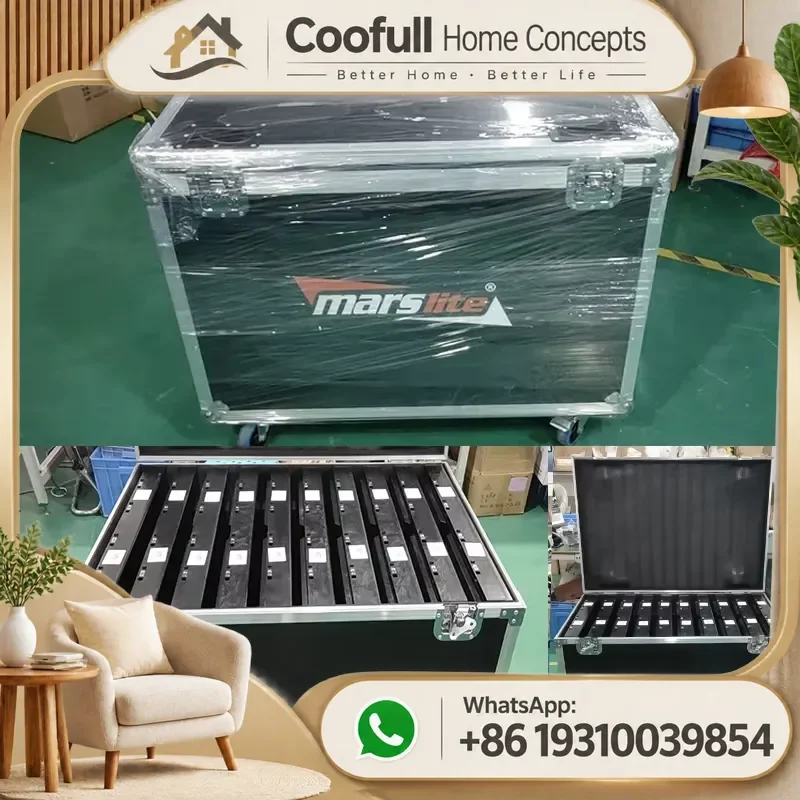 Aluminum Stage Light Flight Case With Wheels For DJ Equipment Road Case Portable Storage Box