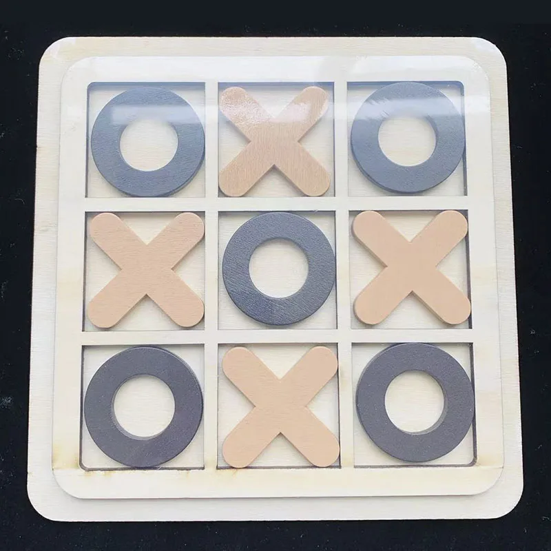Montessori Holz Spielzeug Mini Schach Spiel Interaktion Puzzle Gehirn Logische Ausbildung Lernen Frühen Pädagogisches Spielzeug Für Kinder Kinder – Detail 8