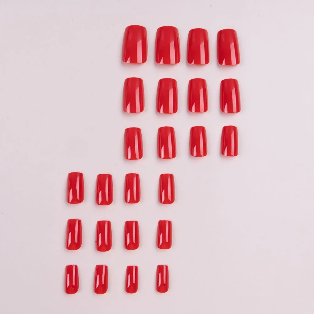 Manicura desmontable, uñas postizas francesas, cabeza cuadrada, cubierta completa, prensa en uñas, uñas postizas para mujeres